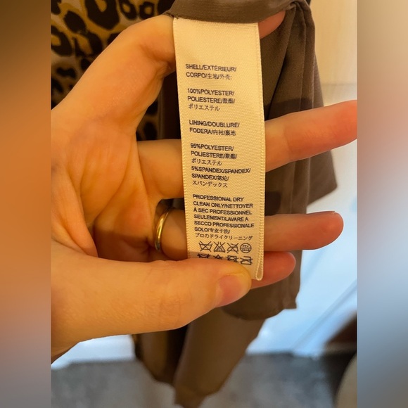 Rebecca Minkhoff Sam Slip Dress Leopard Print Size 8 - Picture 9 of 9